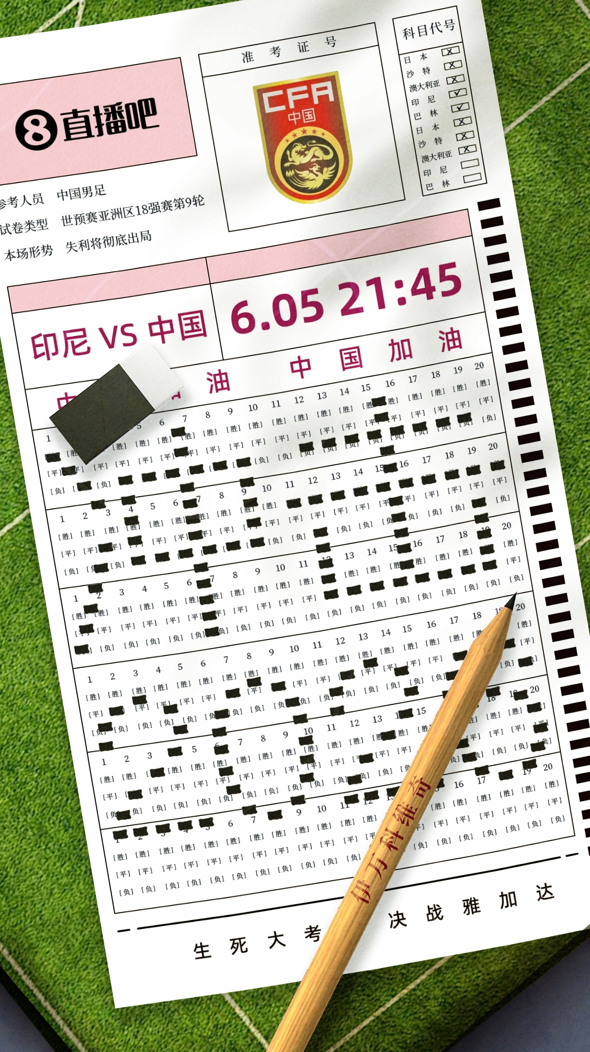 生死戰(zhàn)賽果預(yù)測：國足生死戰(zhàn)客戰(zhàn)印尼能否取勝，延續(xù)出線希望？